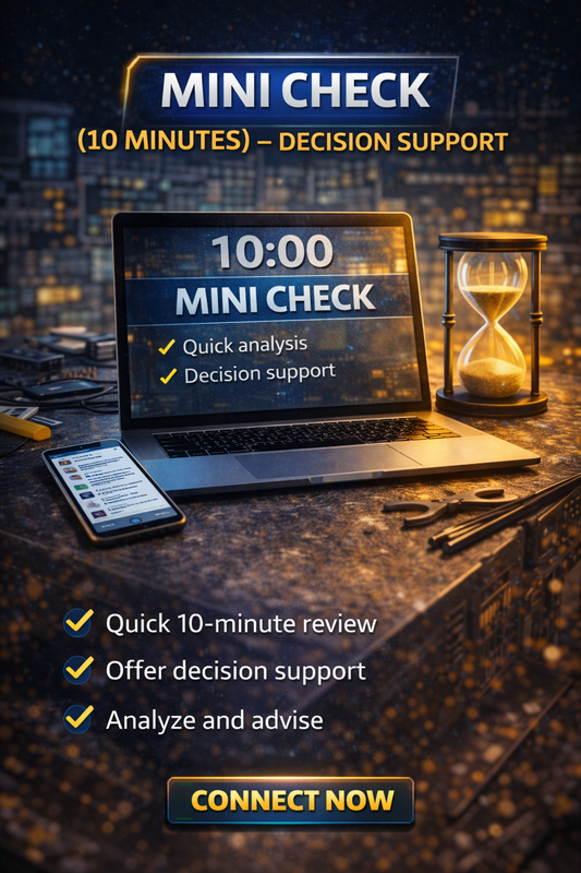 Mini Check (10 Minutes) — Decision Support