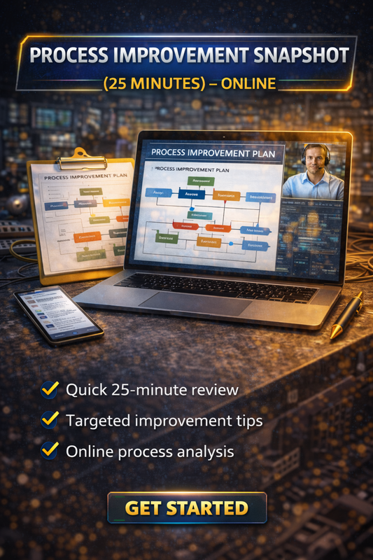 Process Improvement Snapshot (25 Minutes) — Online