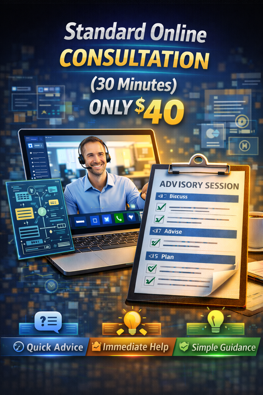 Standard Online Consultation (30 Minutes)